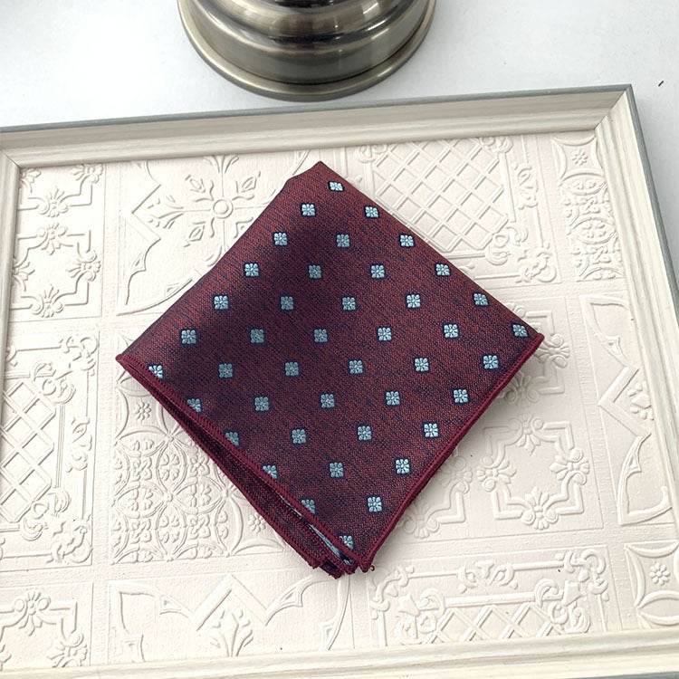 Men's British Small Square Handkerchief For Suit Pockets gent's ties Distinguished Fine Apparel Style 2