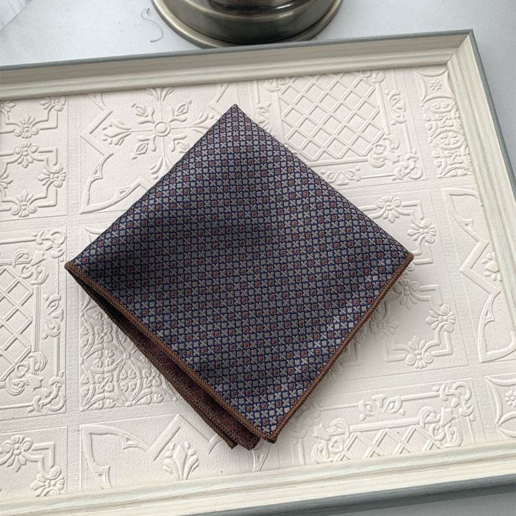 Men's British Small Square Handkerchief For Suit Pockets gent's ties Distinguished Fine Apparel