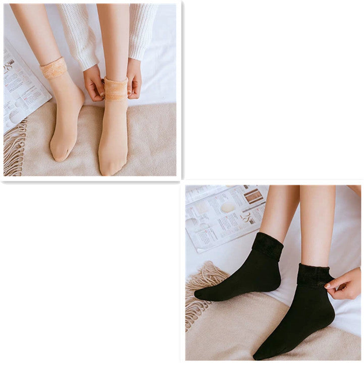 Women's Thick Winter Socks - Velvety Warm - Practical Insulation