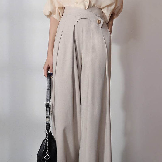 Professional Women's Designer High-Quality Wide Leg Pants ladys pants Distinguished Fine Apparel