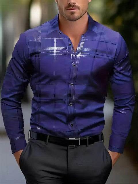 Men's Shirt for Casual Office Wear - Distinguished Fine Apparel Men's Shirt Distinguished Fine Apparel FSMG23TZ 2XL