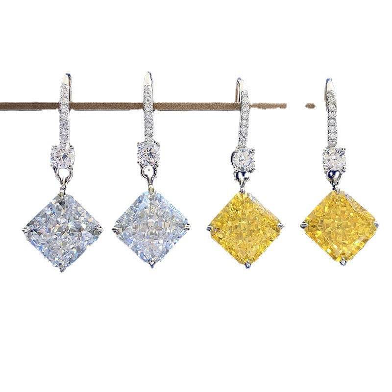 High Carbon White Diamond Earrings for Women – Pure Brilliance, Unmatched Elegance ladys earrings Distinguished Fine Apparel