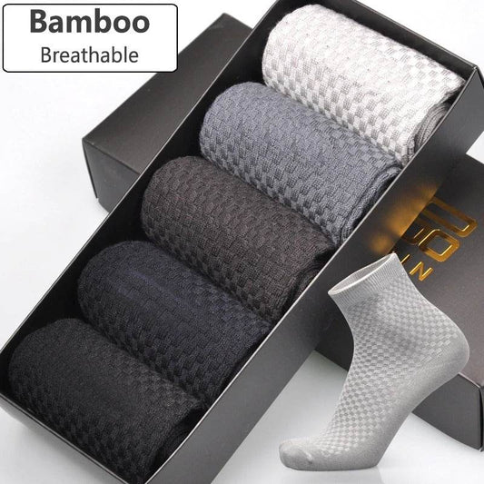 Men's Bamboo Fiber Socks - Eco-Friendly Vegan Mens Socks for Comfort and Style gents under Distinguished Fine Apparel