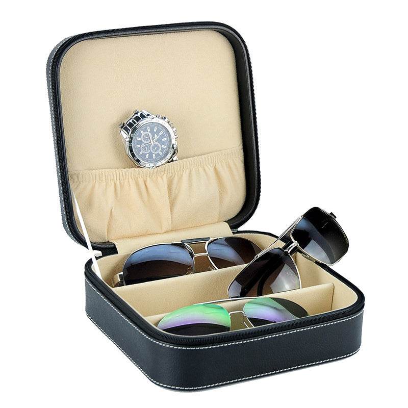 Portable Anti-Pressure Sunglasses Case – Durable & Unisex Protection On-the-Go gents accessorys Distinguished Fine Apparel