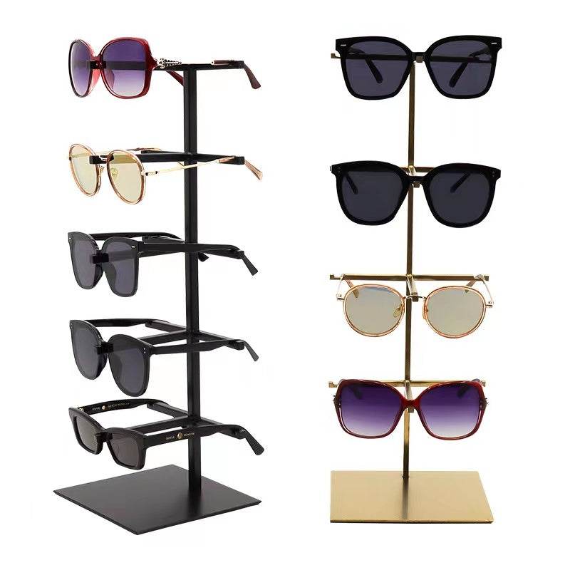 Stainless Steel Eyeglass Display Rack – Sleek, Space-Saving Sunglasses Holder gents accessorys Distinguished Fine Apparel