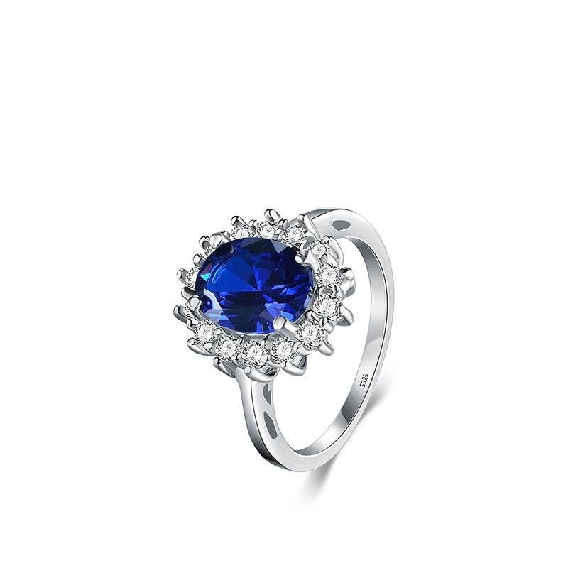 Light Luxury Rings Exquisite Simple And Versatile 925 Silver Ins Style Design Jewelry ladys ring Distinguished Fine Apparel