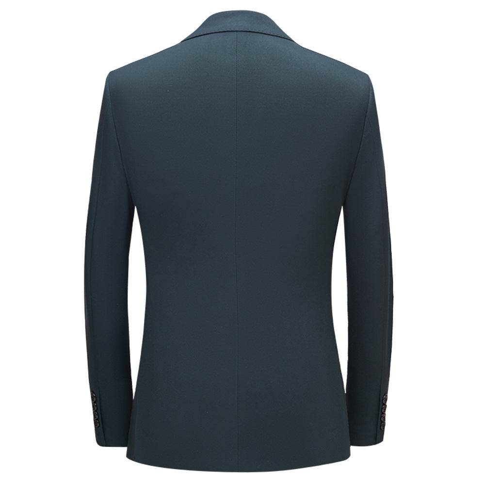 Men’s Korean-Style Slim Fit Suit – Minimalist Elegance for Weddings & Business Casual Looks gents suit Distinguished Fine Apparel