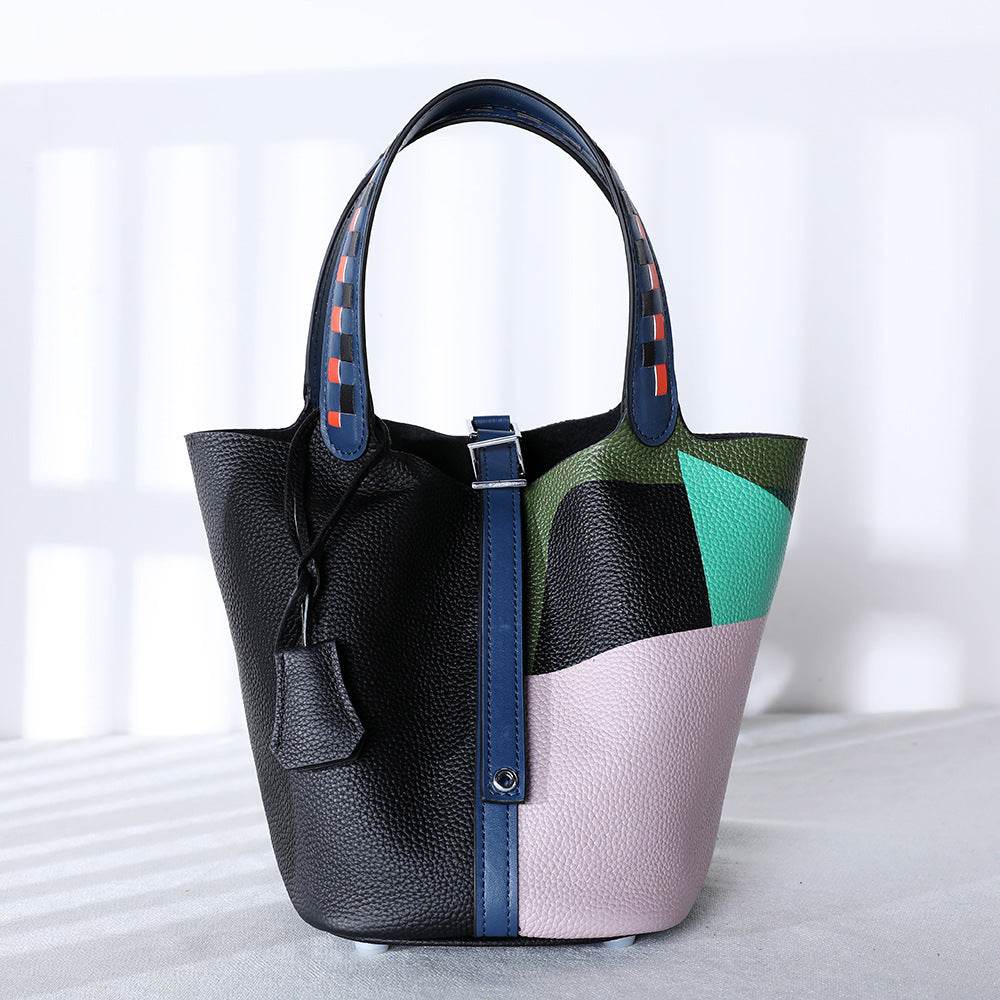 Genuine Leather ladies Large capacity bags - Adjustable Shoulder Strap ladys accessorys Distinguished Fine Apparel