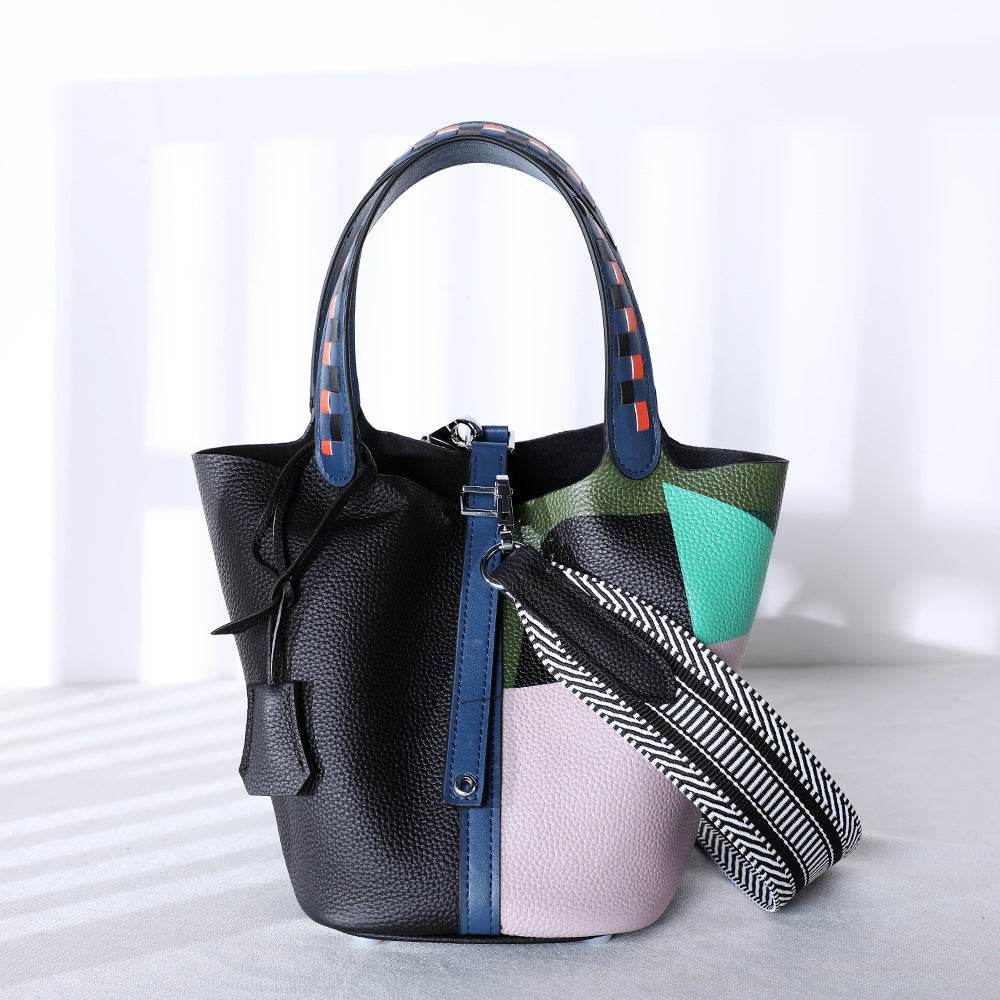 Genuine Leather ladies Large capacity bags - Adjustable Shoulder Strap ladys accessorys Distinguished Fine Apparel