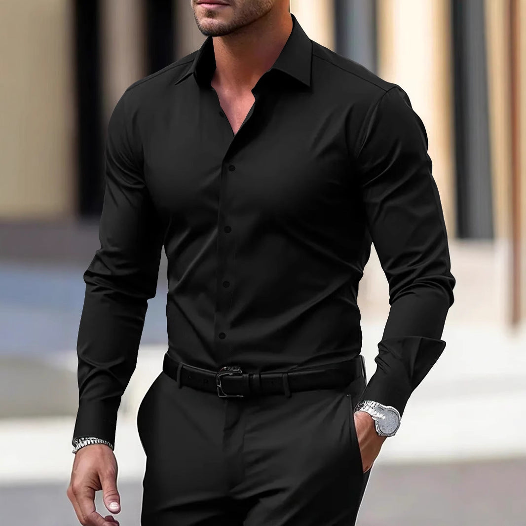 Men's Business Shirt Long Sleeved gents shirt Distinguished Fine Apparel