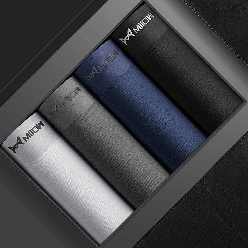 Pure Cotton Underwear Antibacterial Breathable Gents Undergarments Distinguished Fine Apparel M18394B L