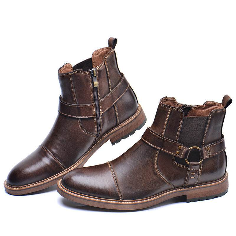 Men's Chelsea Ankle Boots - Classic Casual Quality mens shoes Distinguished Fine Apparel