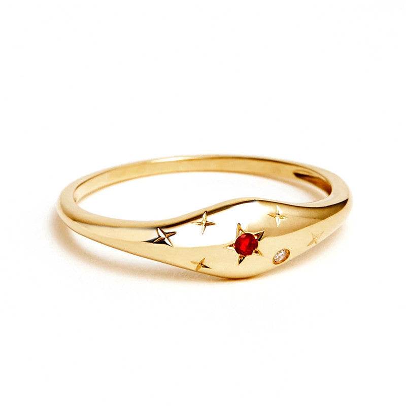 Women's Diamond Ring - Fashionable, stylish, sleek ladys ring Distinguished Fine Apparel Gold Scorpion No.6