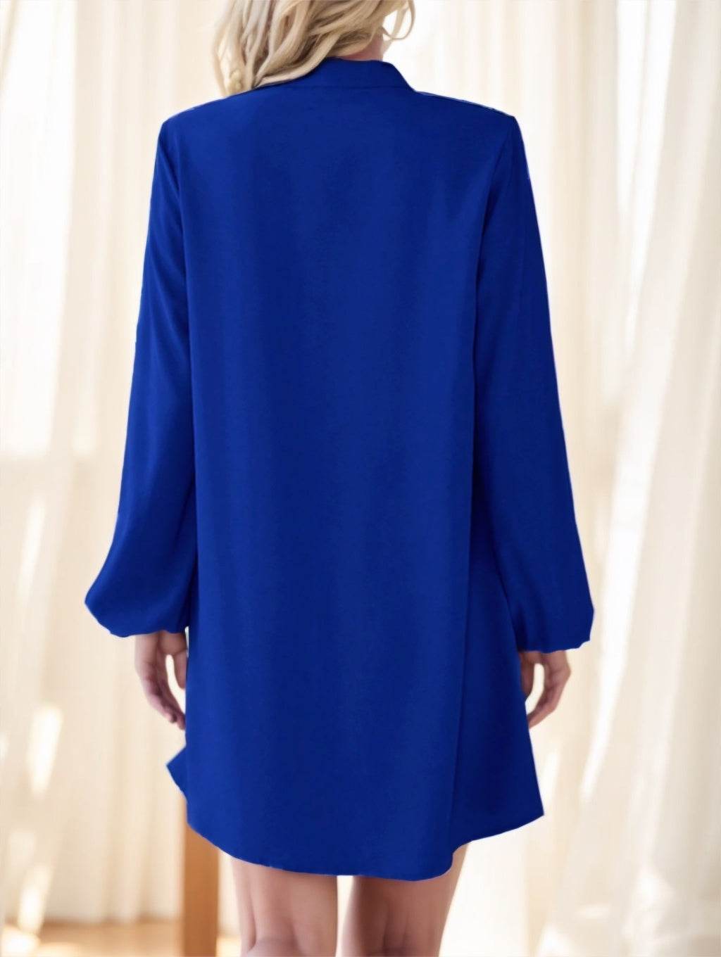 Ladies Lantern Long Sleeve Shirt - Dress Styled ladys tops Distinguished Fine Apparel
