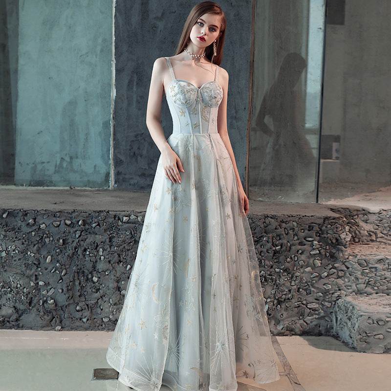 Lace Chair Gown - Elegant statement - Exquisite Ladies Piece ladys gown Distinguished Fine Apparel