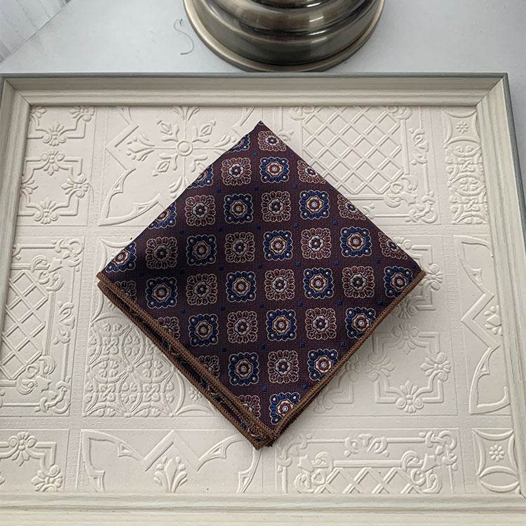 Men's British Small Square Handkerchief For Suit Pockets gent's ties Distinguished Fine Apparel Style 13