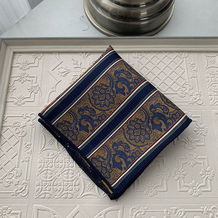 Men's British Small Square Handkerchief For Suit Pockets gent's ties Distinguished Fine Apparel Style 12