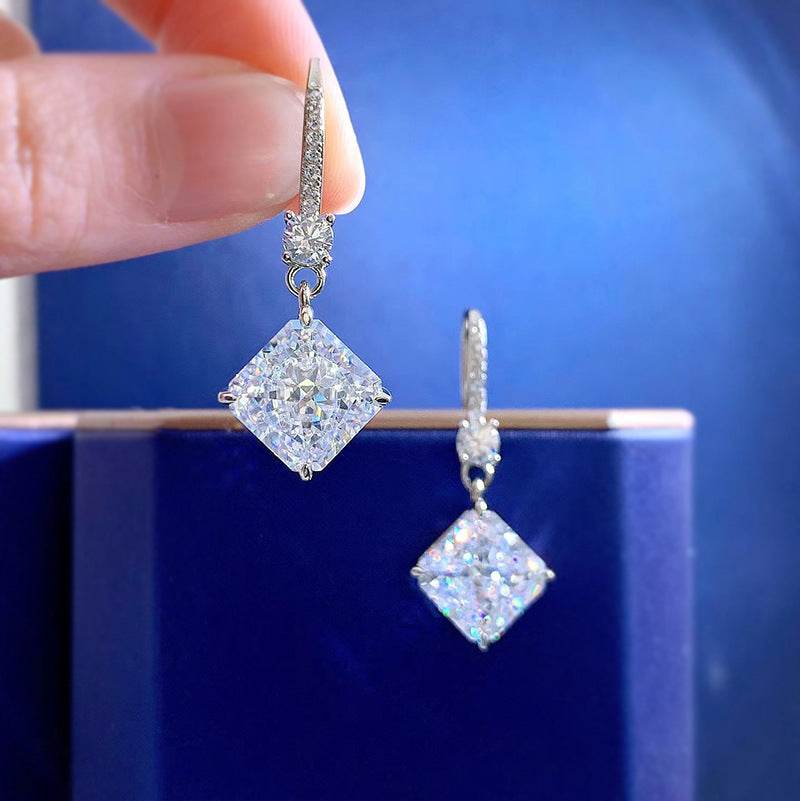 High Carbon White Diamond Earrings for Women – Pure Brilliance, Unmatched Elegance ladys earrings Distinguished Fine Apparel