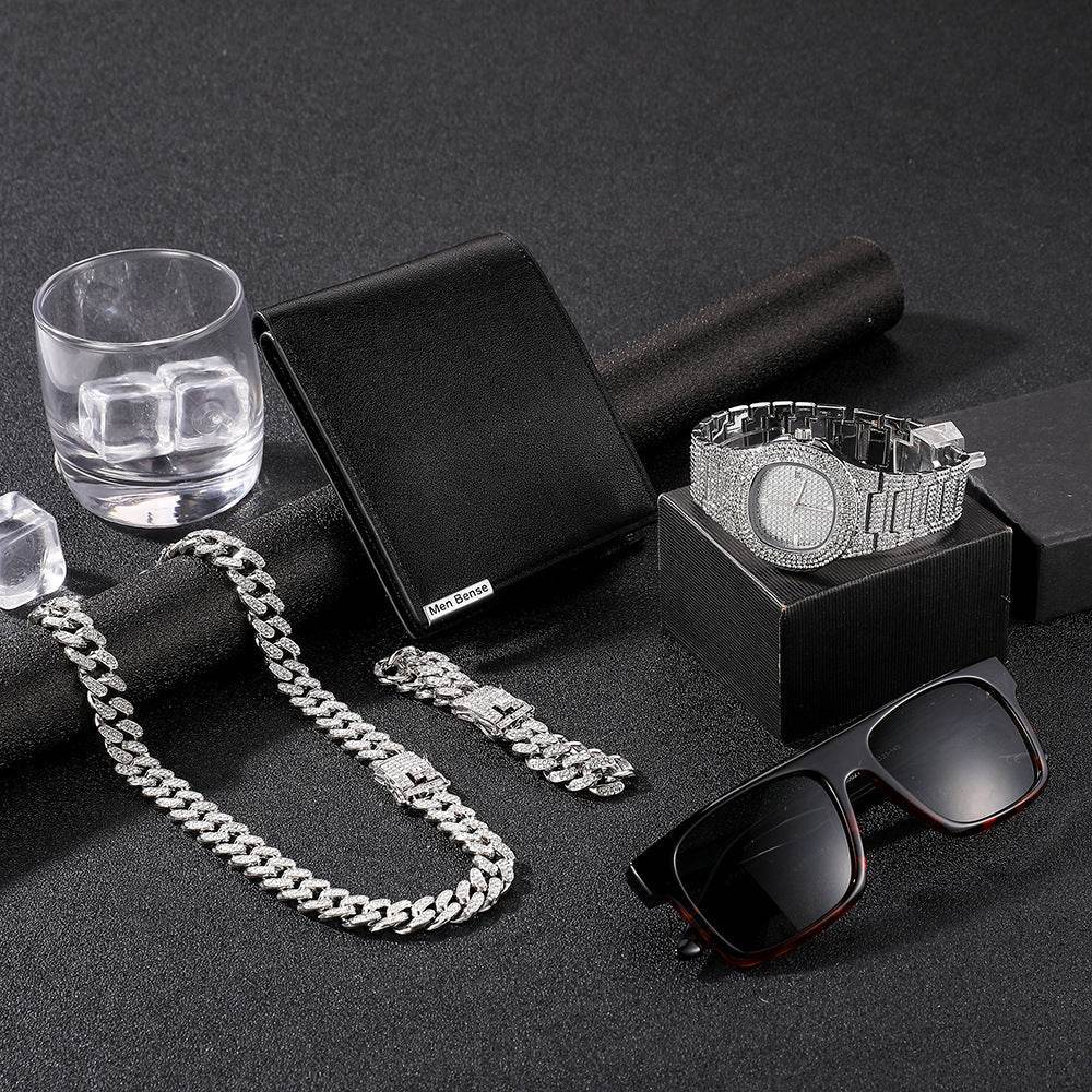 5-piece Men's Watch Gift Box Set gents watches Distinguished Fine Apparel