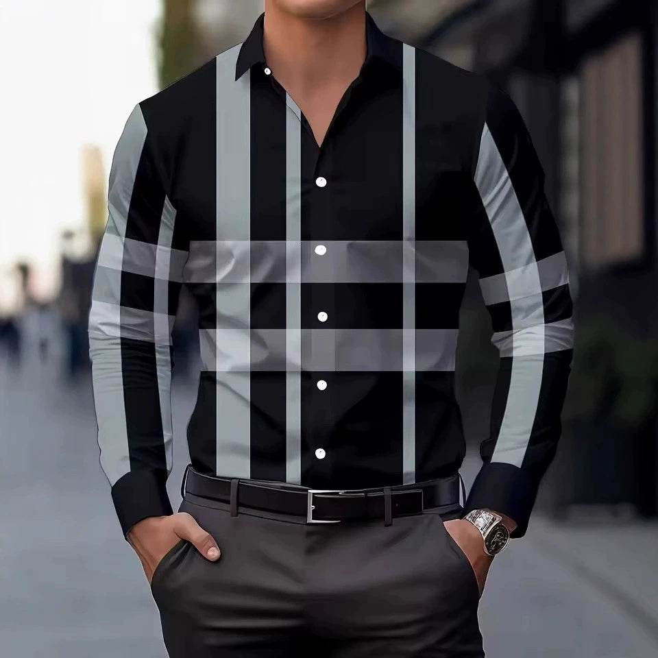 Men's Classic Long Sleeve Shirt - Casual Distinction Men's Shirts Distinguished Fine Apparel