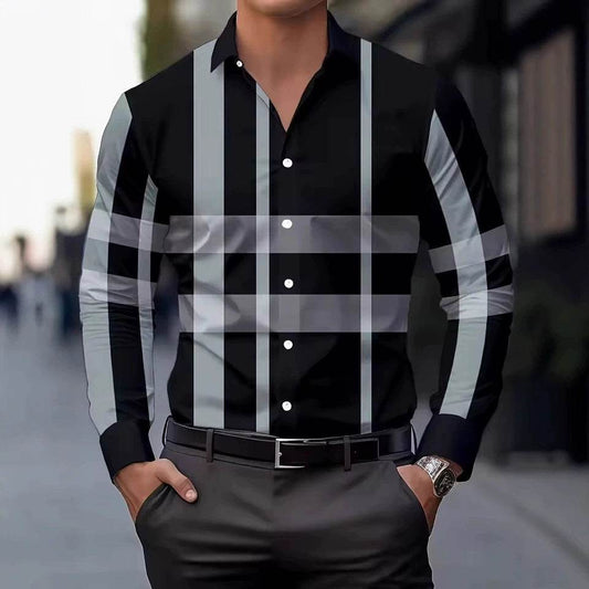 Men's Classic Long Sleeve Shirt - Casual Distinction Men's Shirts Distinguished Fine Apparel