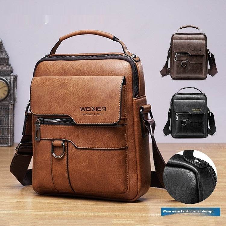 Men's Messenger Bag - Crossbody Bag Business Travel Casual Mens Bag Distinguished Fine Apparel