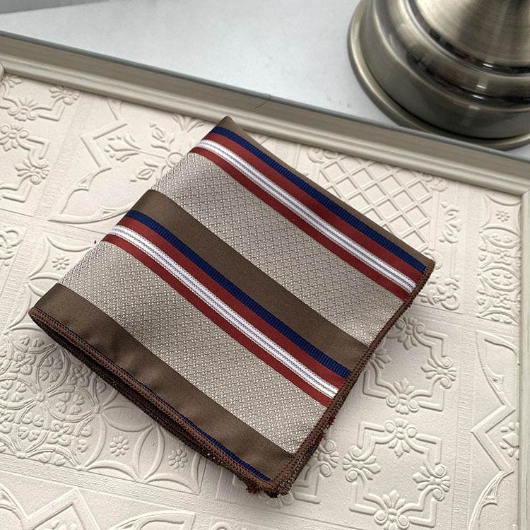 Men's British Small Square Handkerchief For Suit Pockets gent's ties Distinguished Fine Apparel