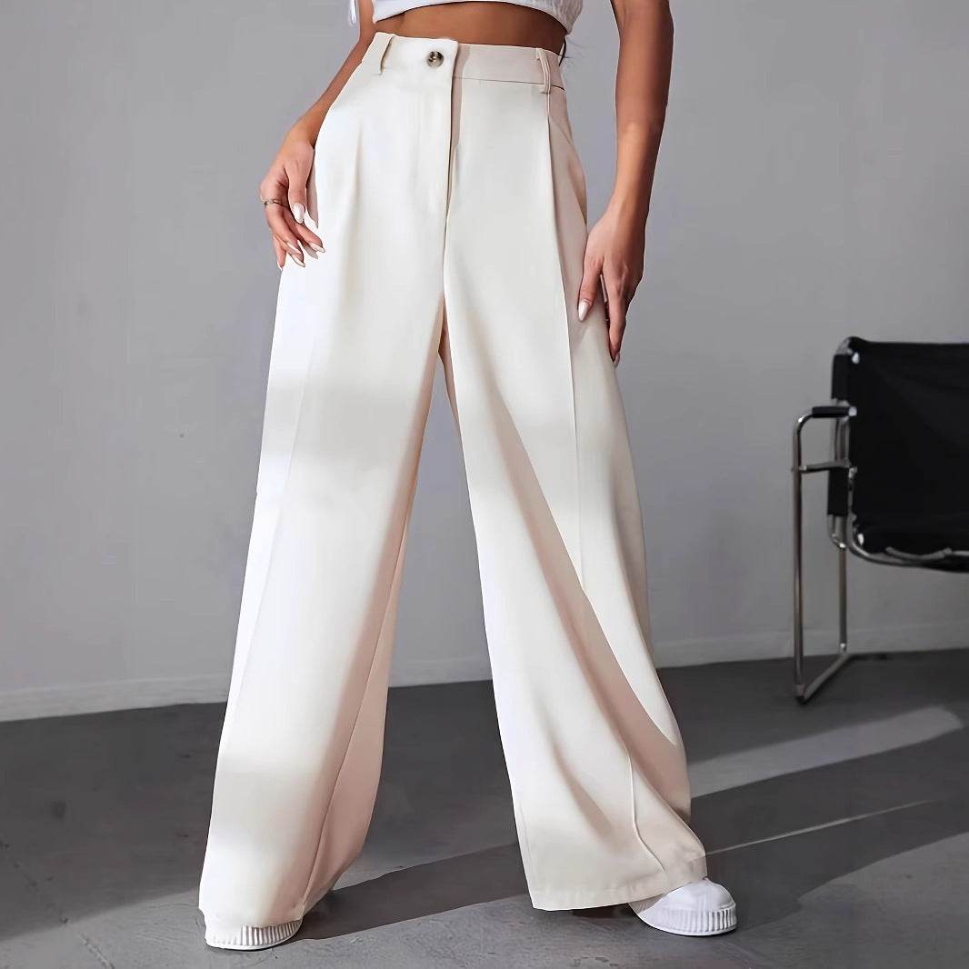 European And American Style - Women's Trousers Casual Straight Pants ladys pants Distinguished Fine Apparel