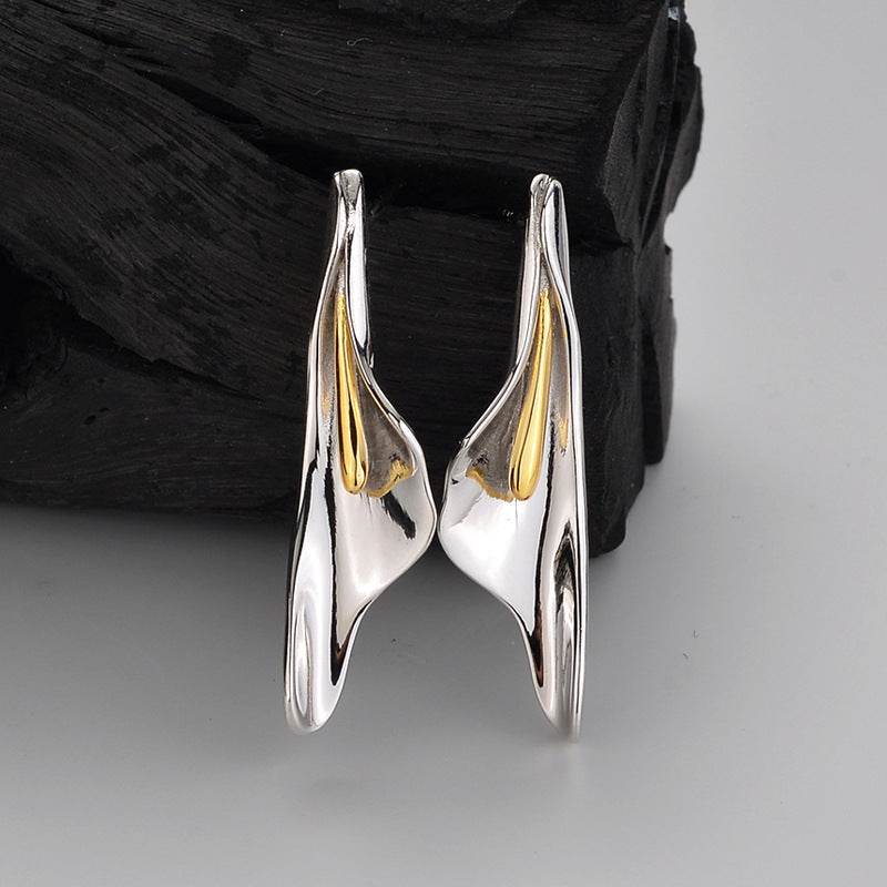 Women's 925 Sterling Silver Floral Stud Earrings ladys earrings Distinguished Fine Apparel