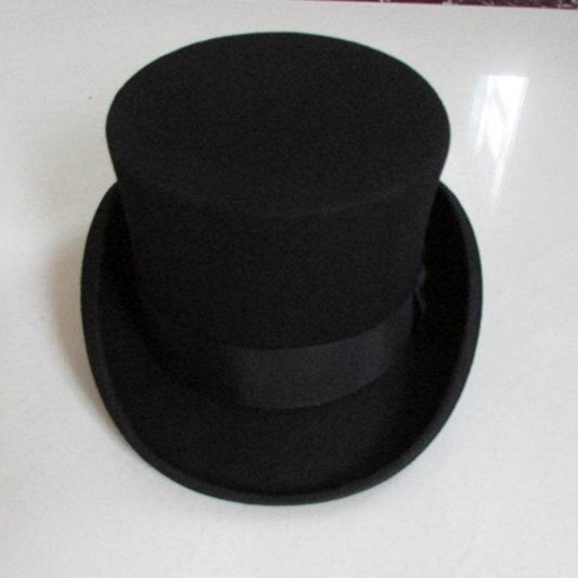 Distinguished Gentleman's Top Hat - Wool Hat mens hats Distinguished Fine Apparel