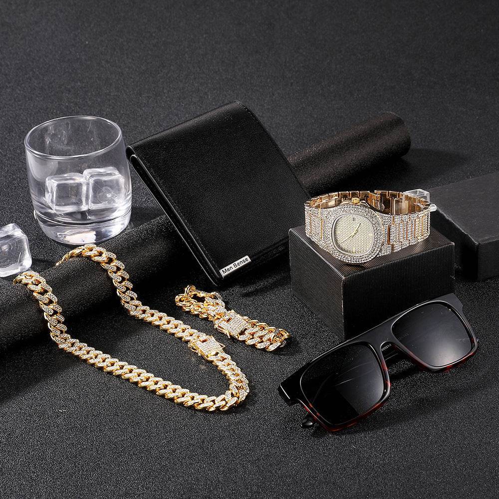 5-piece Men's Watch Gift Box Set gents watches Distinguished Fine Apparel