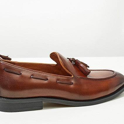 Men's Business Casual Handmade Genuine Leather Boat Shoes gents shoes Distinguished Fine Apparel