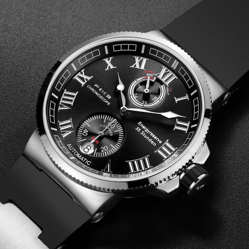 30% Off Distinguished Gentlemen's Timepiece - Waterproof Luminous Chronoscope gents watches Distinguished Fine Apparel Style3