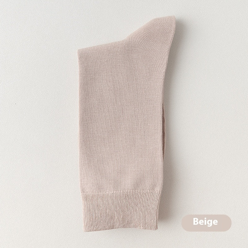 Pure Cotton Socks - Men's Business Formal Wear - Warmth And Elegance