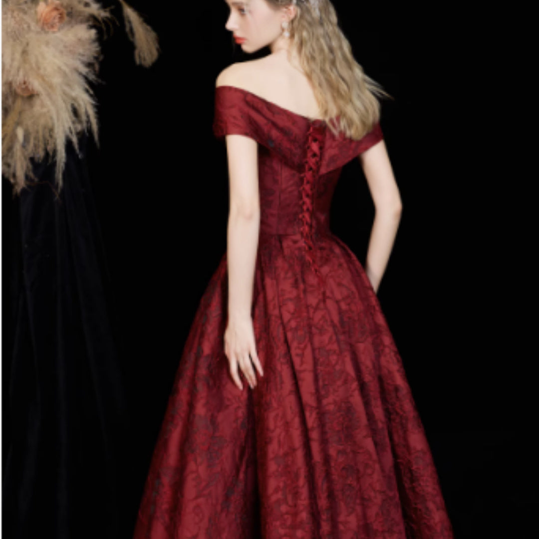 Distinguished Ladies French Style Niche High-end Light Luxury Evening Gown ladys gown Distinguished Fine Apparel