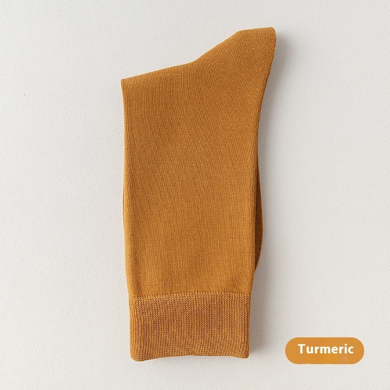 Pure Cotton Socks - Men's Business Formal Wear - Warmth And Elegance