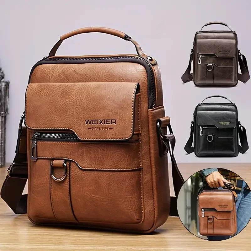 Men's Messenger Bag - Crossbody Bag Business Travel Casual Mens Bag Distinguished Fine Apparel