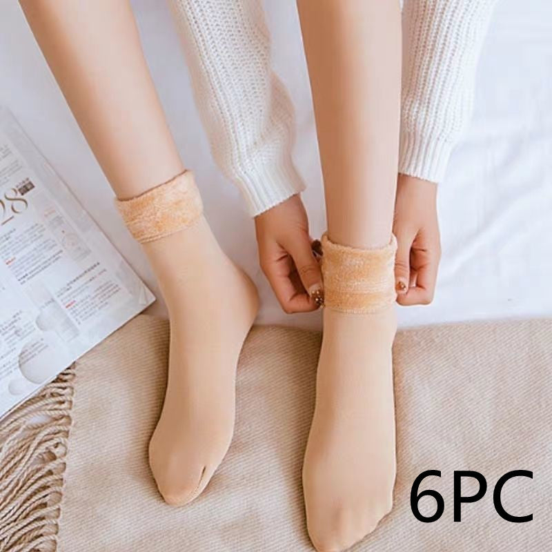 Women's Thick Winter Socks - Velvety Warm - Practical Insulation