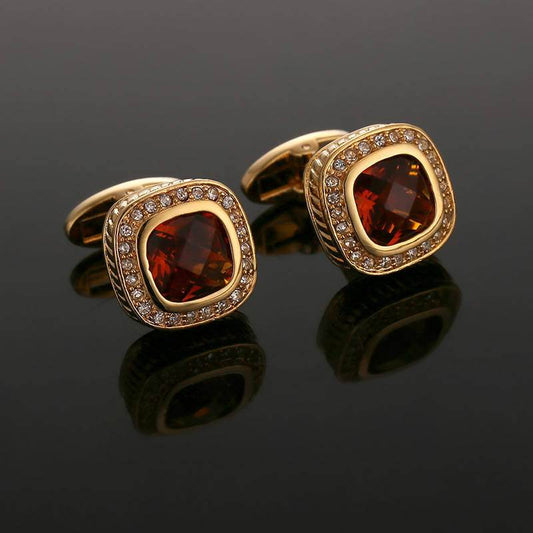 High Quality Classic French Turtle Surface Glass Cufflinks gents accessorys Distinguished Fine Apparel