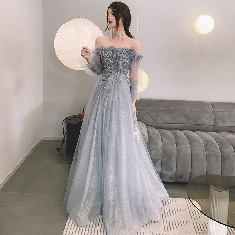 Fashionable Personality Female Banquet Temperament Dress ladys gown Distinguished Fine Apparel