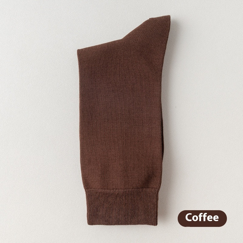 Pure Cotton Socks - Men's Business Formal Wear - Warmth And Elegance