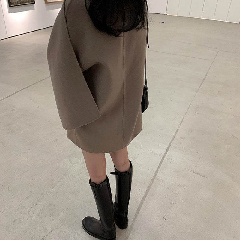 Gorgeous Women's Designer Coat - Shoulder Shule Scarf ladys coats Distinguished Fine Apparel