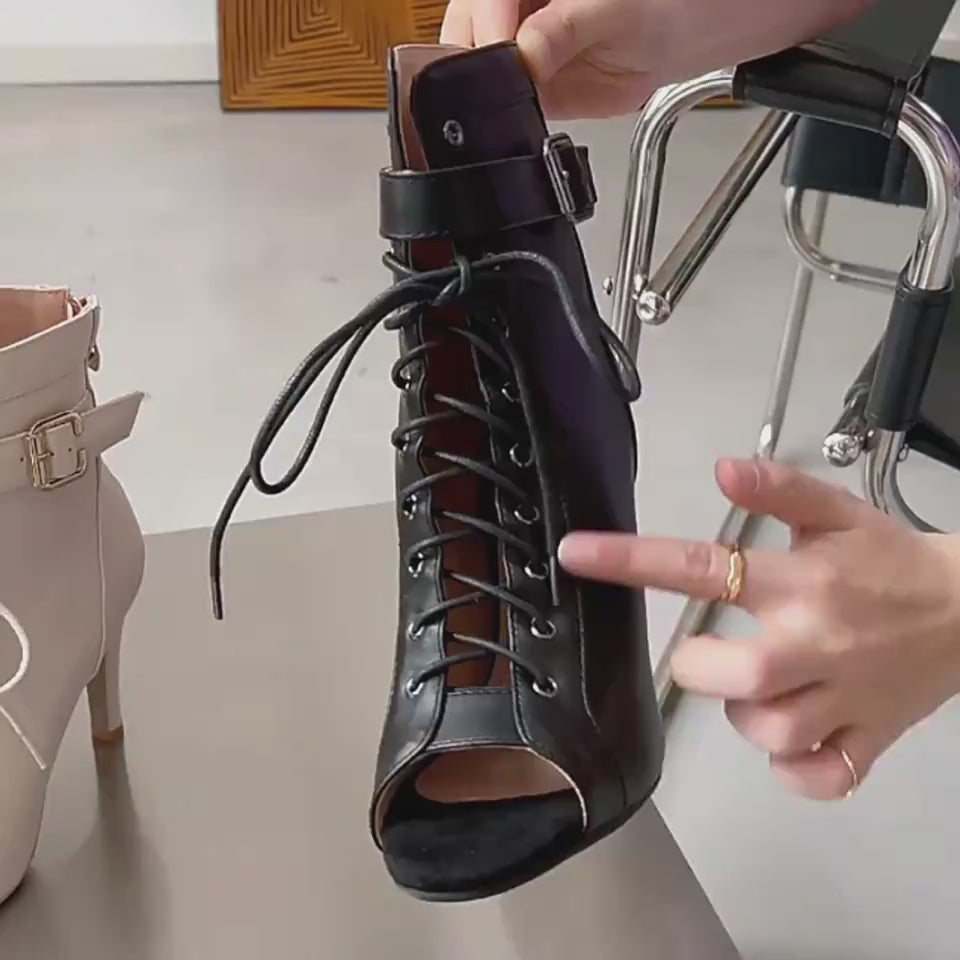 Women's Peep Toe High Heel Pumps ladys shoes Distinguished Fine Apparel