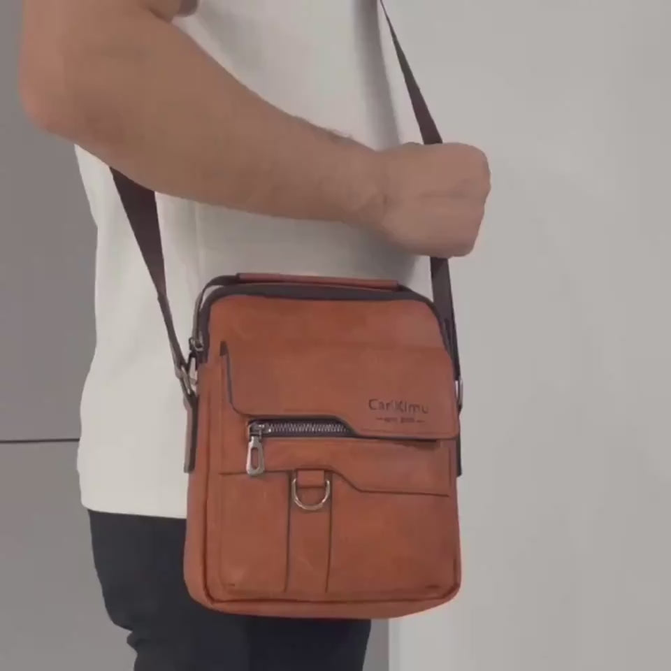 Men's Messenger Bag - Crossbody Bag Business Travel Casual Mens Bag Distinguished Fine Apparel