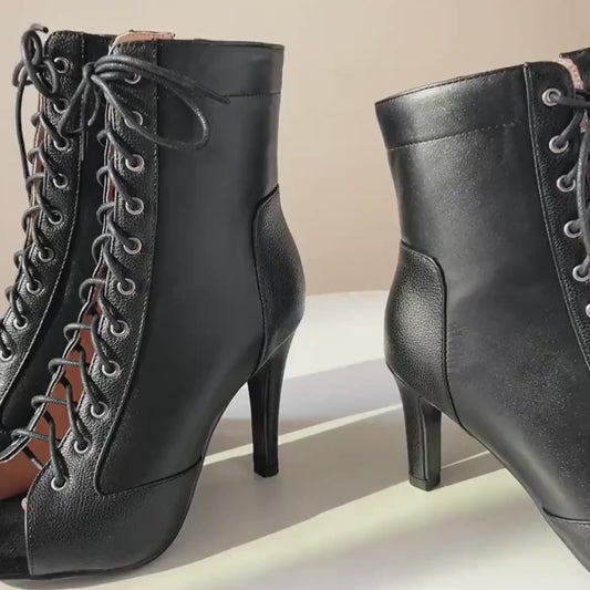 Women's Peep Toe High Heel Pumps ladys shoes Distinguished Fine Apparel