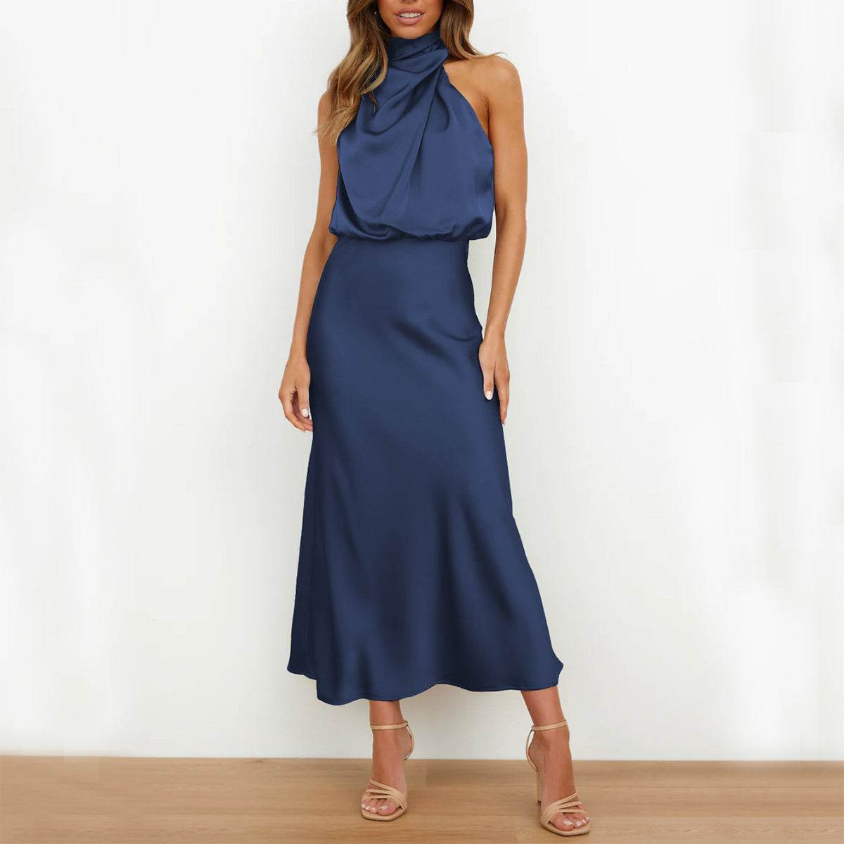 Women's Sleeveless Summer Dress - Elegant Evening Party Wear lady's dresses Distinguished Fine Apparel