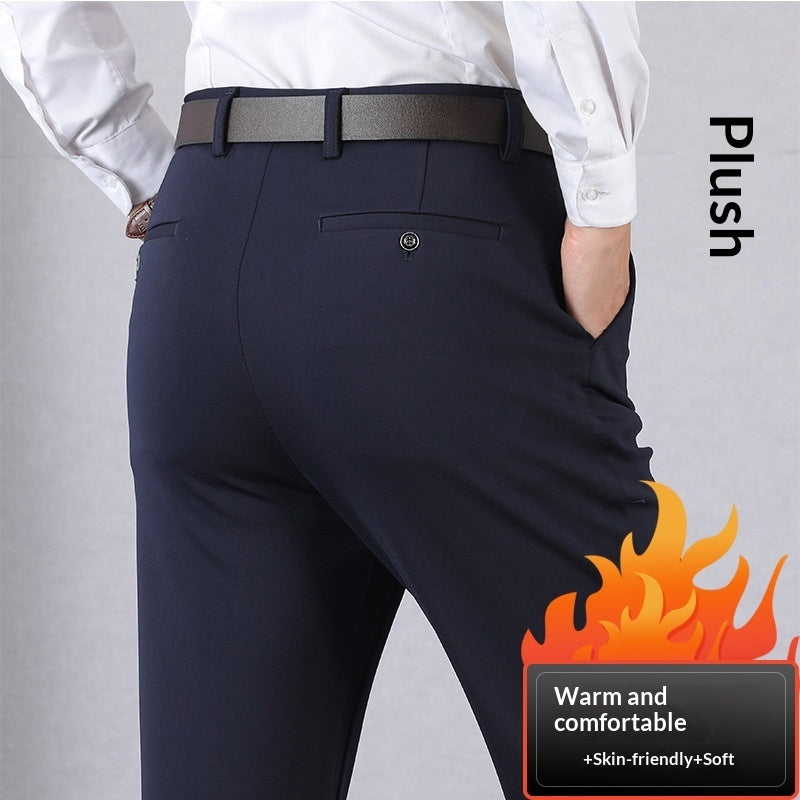 Casual Elastic Waist Biusiness Pants mens pants Distinguished Fine Apparel