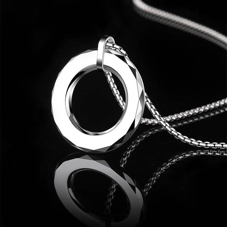 Tungsten Gold Men’s Necklace – Bold Hip-Hop Style Jewelry gents accessorys Distinguished Fine Apparel