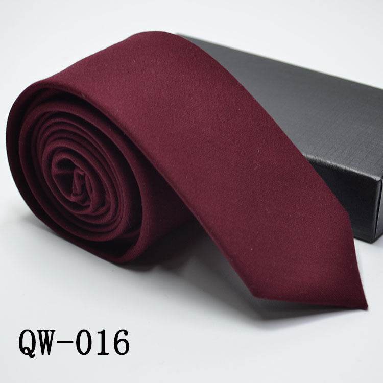 Men's Tie Super Narrow Wool-like Elegant Business Wear gent's ties Distinguished Fine Apparel QW016