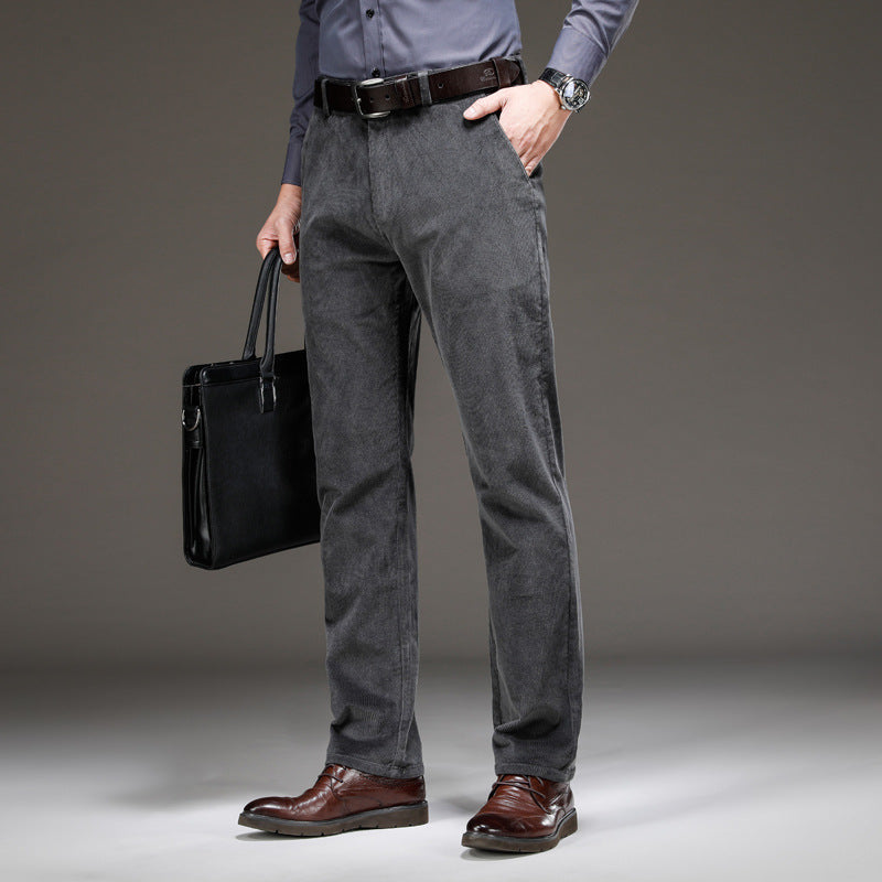 Autumn And Winter Men's Corduroy Pants mens pants Distinguished Fine Apparel